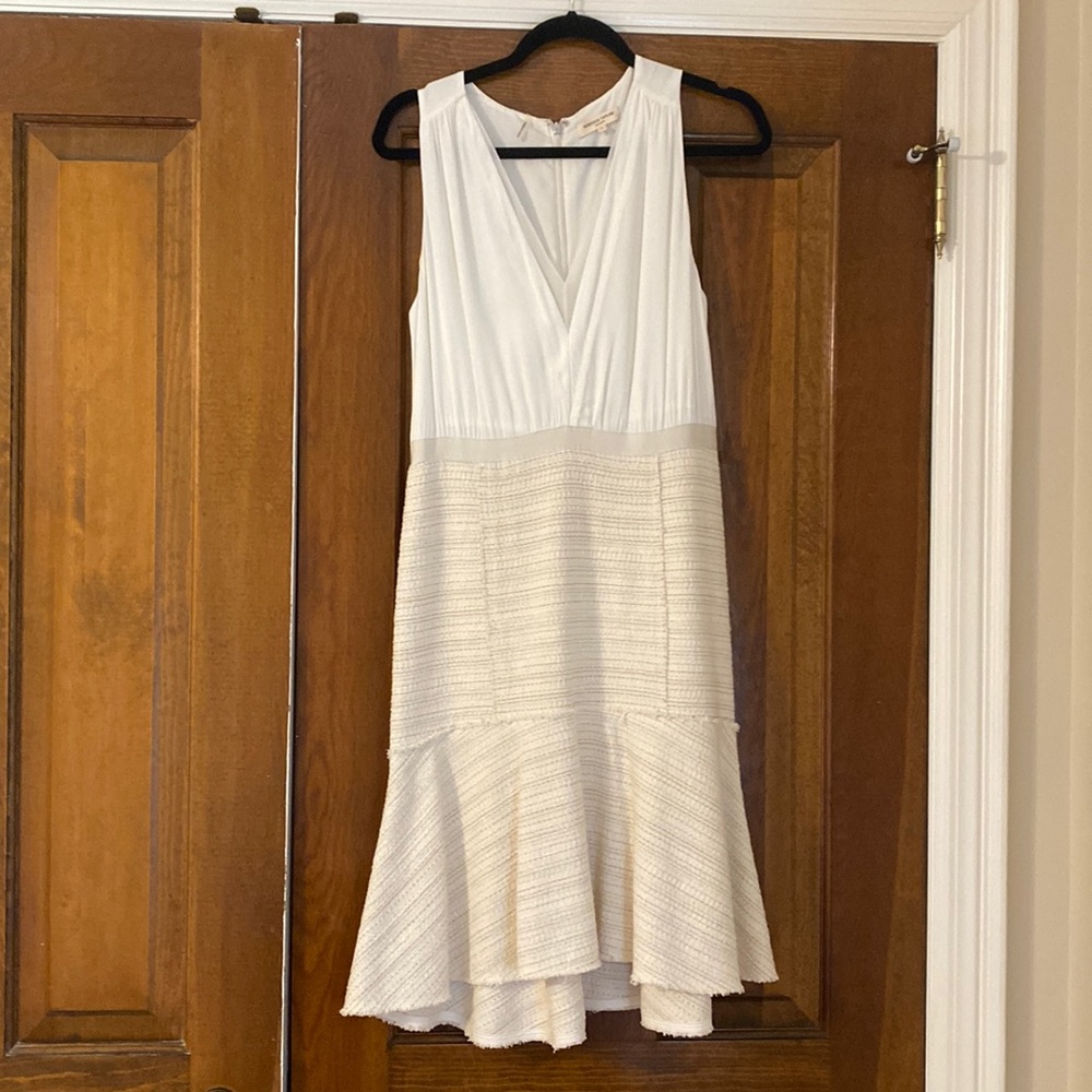 EUC- Rebecca Taylor size 6- white and cream dress